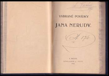 Jan Neruda: Vybrané básně Jana Nerudy