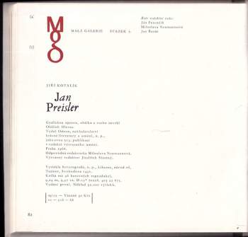 Jiří Kotalík: Jan Preisler