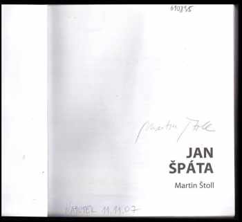 Martin Stoll: Jan Špáta