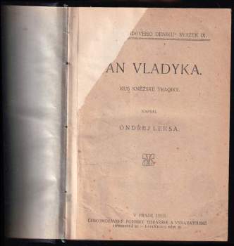Bohumil Zahradník-Brodský: Jan Vladyka