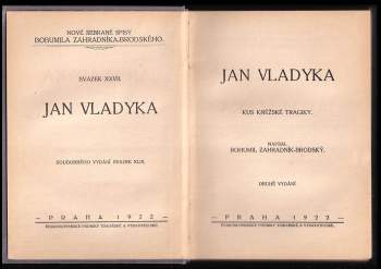 Bohumil Zahradník-Brodský: Jan Vladyka
