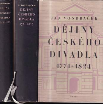 Jan Vondráček: Dějiny českého divadla