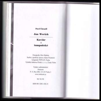 Jan Werich : kaviár i šampaňské