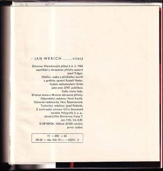 Vítězslav Nezval: Jan Werich ...tiletý