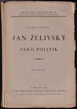 Jan Želivský jako politik