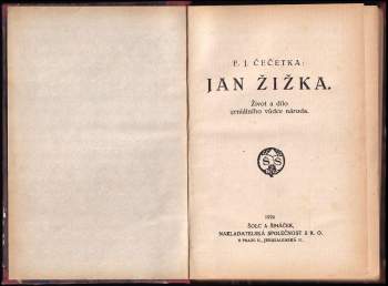 František Josef Čečetka: Jan Žižka