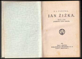 František Josef Čečetka: Jan Žižka