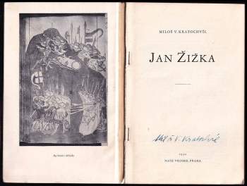 Miloš Václav Kratochvíl: Jan Žižka