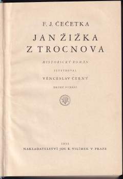 František Josef Čečetka: Jan Žižka z Trocnova