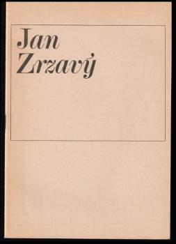 Jana Brabcová: Jan Zrzavý