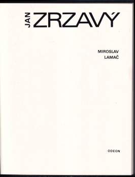 Miroslav Lamač: Jan Zrzavý