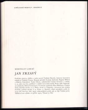 Miroslav Lamač: Jan Zrzavý