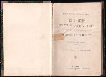 Jan Amos Komenský: Jana Amosa Komenského Orbis pictus