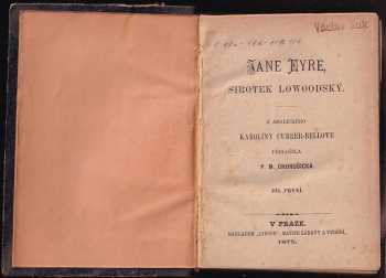 Charlotte Brontë: Jane Eyre, sirotek Lowoodský