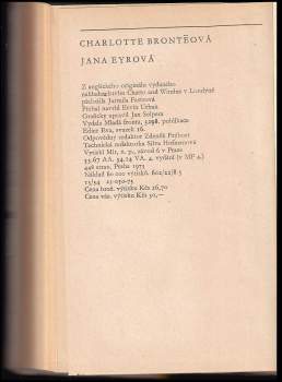 Charlotte Brontë: Jana Eyrová