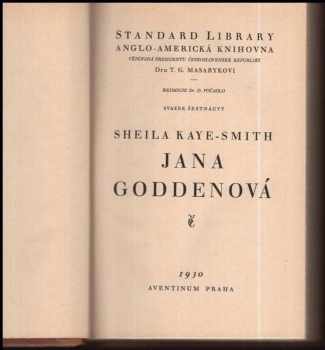 Sheila Kaye-Smith: Jana Goddenová