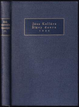 Jána Kollára Slávy dcera z roku 1824