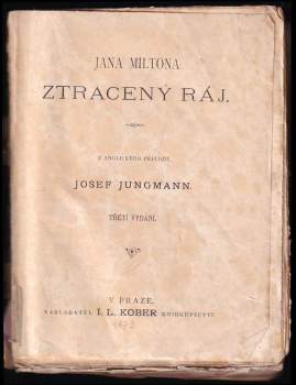 John Milton: Jana Miltona Ztracený ráj