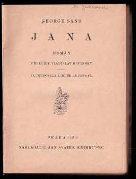 George Sand: Jana