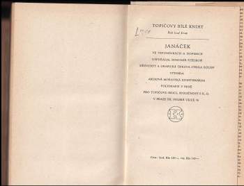 Bohumír Štědroň: Janáček
