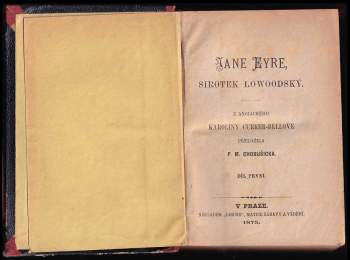 Charlotte Brontë: Jane Eyre, sirotek Lowoodský