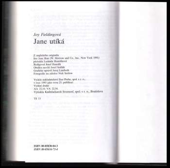 Joy Fielding: Jane utíká