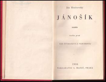 Ján Hrušovský: Jánošík