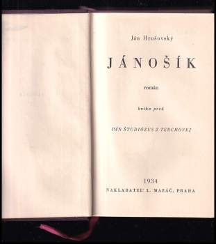 Ján Hrušovský: Jánošík