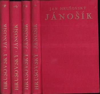 Jánošík : Díl 1-4 - Ján Hrušovský, Juraj Janošík (1935, Spoločnosť Slovenského Domu) - ID: 4168690