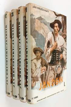 Jánošík I - IV - KOMPLET - OBÁLKY ZDENĚK BURIAN