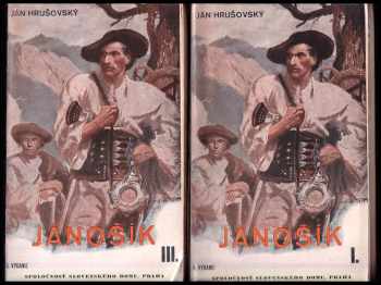 Ján Hrušovský: Jánošík I - IV - KOMPLET - OBÁLKY ZDENĚK BURIAN