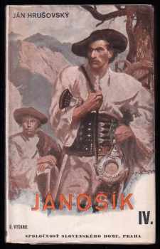 Ján Hrušovský: Jánošík I - IV - KOMPLET - OBÁLKY ZDENĚK BURIAN