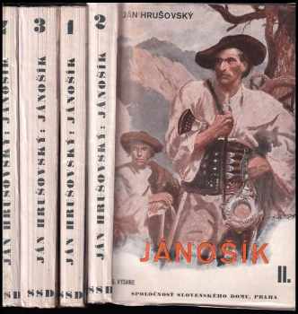 Jánošík I - IV - KOMPLET - OBÁLKY ZDENĚK BURIAN