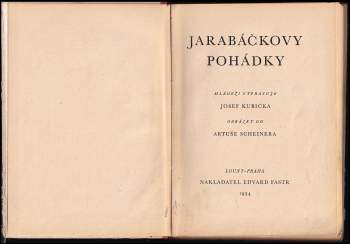 Josef Kubička: Jarabáčkovy pohádky