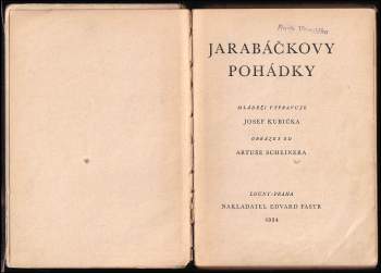 Josef Kubička: Jarabáčkovy pohádky