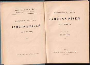 Jaromíra Hüttlová: Jarčina píseň