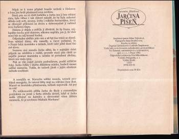 Jaromíra Hüttlová: Jarčina píseň