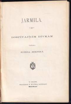 Růžena Jesenská: Jarmila