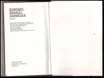 Bohumil Hrabal: Jarmilka