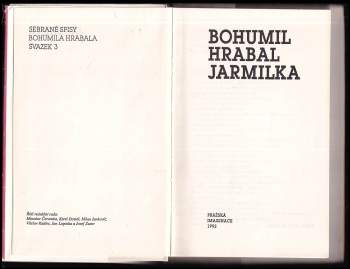 Bohumil Hrabal: Jarmilka
