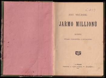Antonín Nečásek: Jařmo millionů