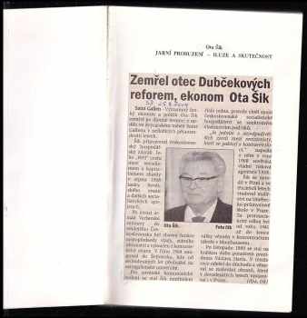 Ota Šik: Jarní probuzení
