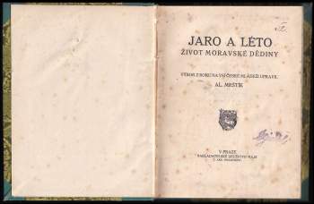 Alois Mrštík: Jaro a léto