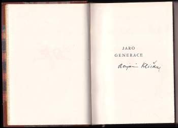 Benjamin Klička: Jaro generace