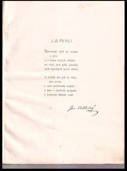 Alois Jirásek: Jaro