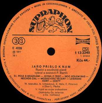 Václav Hybš Orchestra: Jaro Přišlo K Nám