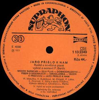 Václav Hybš Orchestra: Jaro Přišlo K Nám