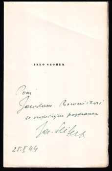 Jaroslav Seifert: Jaro sbohem