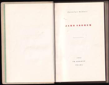 Jaroslav Seifert: Jaro sbohem