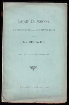Jaromír Čelakovský